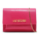 Love Moschino Fuchsia Artificial Leather Crossbody Bag