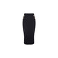 Yes Zee Black Viscose Skirt