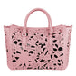 Baldinini Trend Pink Leather Di Calfskin Handbag