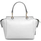 Baldinini Trend White Leather Di Calfskin Handbag