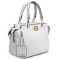 Baldinini Trend White Leather Di Calfskin Handbag