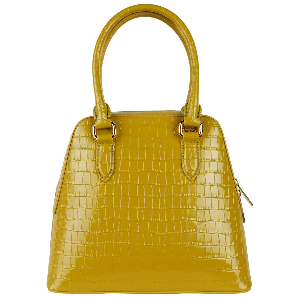 Baldinini Trend Green Leather Di Calfskin Handbag