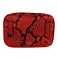 Cavalli Class Red Leather Di Calfskin Clutch Bag