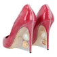 Dolce & Gabbana Pink Leather Di Calfskin Pump