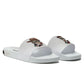 Dolce & Gabbana White Cotton Sandal