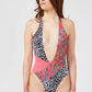 Custo Barcelona Fuchsia Polyester Swimwear