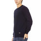 Baldinini Trend Blue Wool Sweater