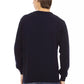 Baldinini Trend Blue Wool Sweater