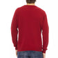 Baldinini Trend Red Wool Sweater