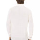 Baldinini Trend White Fabric Sweater