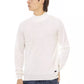 Baldinini Trend White Fabric Sweater