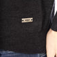 Baldinini Trend Gray Fabric Sweater