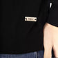 Baldinini Trend Black Fabric Sweater