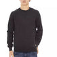Baldinini Trend Gray Fabric Sweater