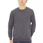 Baldinini Trend Gray Fabric Sweater