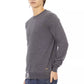 Baldinini Trend Gray Fabric Sweater