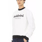 Baldinini Trend White Cotton Sweater