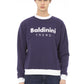 Baldinini Trend Purple Cotton Sweater