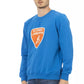 Automobili Lamborghini Blue Cotton Sweater