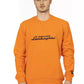 Automobili Lamborghini Orange Cotton Sweater