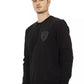 Automobili Lamborghini Black Cotton Sweater