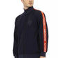 Automobili Lamborghini Blue Cotton Sweater