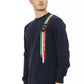 Automobili Lamborghini Blue Cotton Sweater