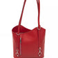 Baldinini Trend Red COW Leather Shoulder Bag