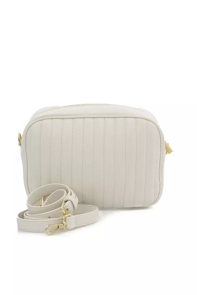 Baldinini Trend White Polyethylene Shoulder Bag