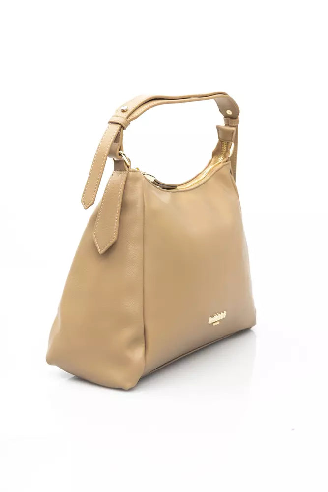 Baldinini Trend Beige Polyethylene Handbag