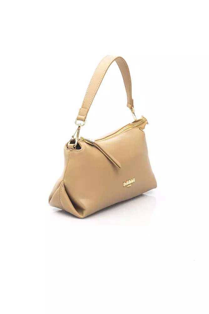 Baldinini Trend Beige Polyethylene Handbag