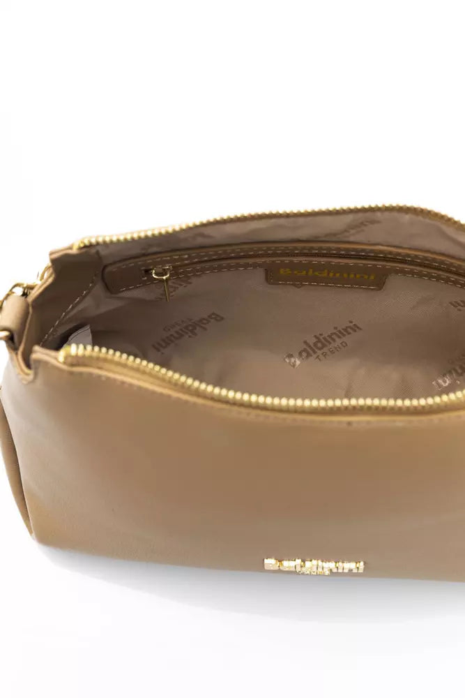 Baldinini Trend Beige Polyethylene Handbag