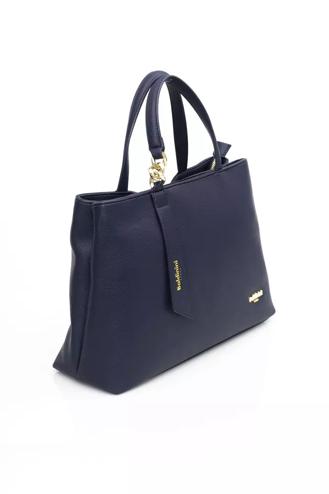 Baldinini Trend Blue Polyurethane Handbag