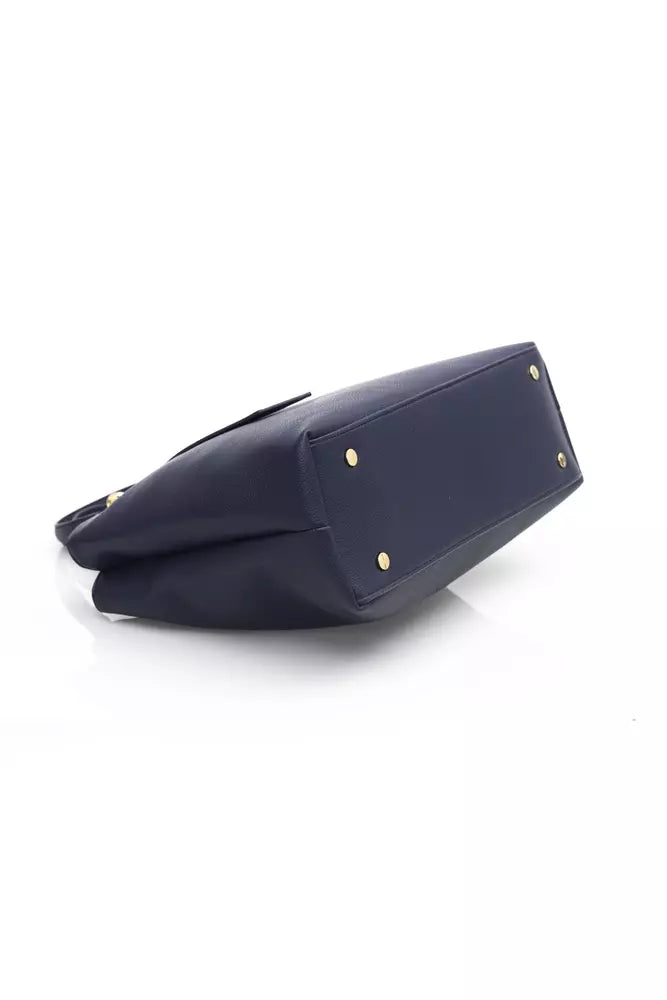 Baldinini Trend Blue Polyurethane Handbag