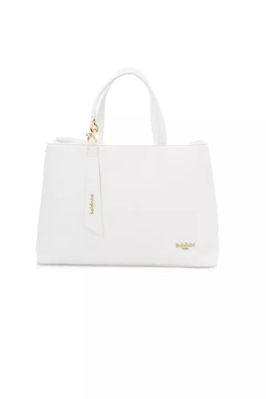 Baldinini Trend White Polyurethane Handbag