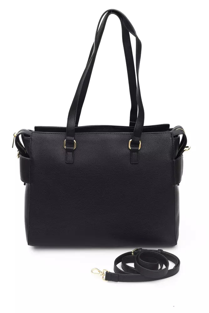 Baldinini Trend Black Polyurethane Handbag