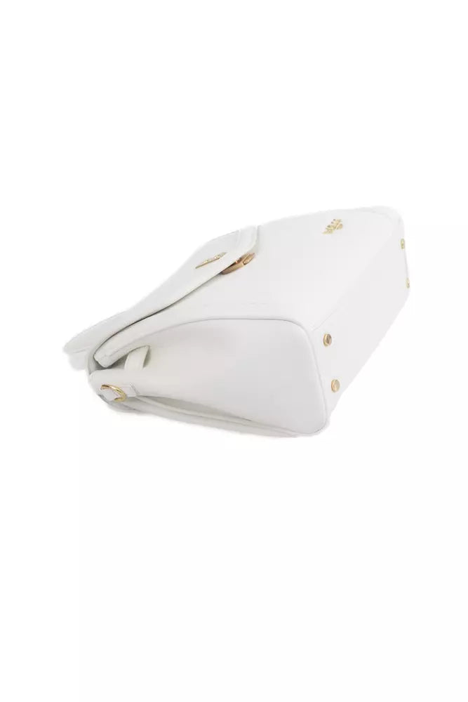 Baldinini Trend White Polyurethane Handbag