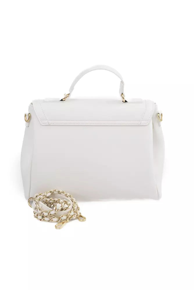 Baldinini Trend White Polyurethane Handbag