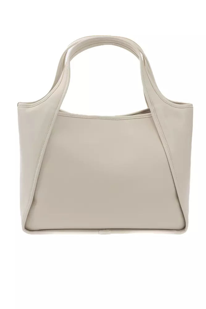 Baldinini Trend Beige Polyuretane Handbag