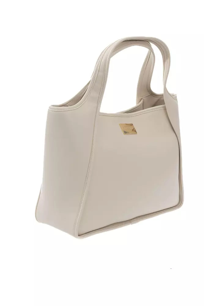 Baldinini Trend Beige Polyuretane Handbag