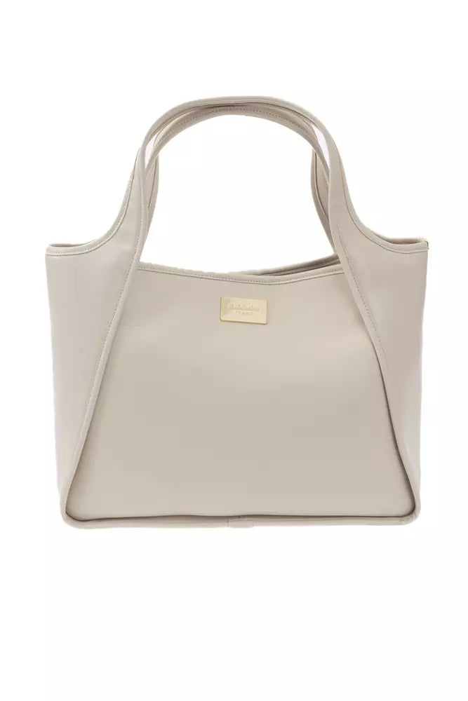 Baldinini Trend Beige Polyuretane Handbag