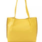 Baldinini Trend Yellow Polyuretane Handbag