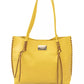 Baldinini Trend Yellow Polyuretane Handbag