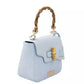 Baldinini Trend Light Blue Polyuretane Crossbody Bag