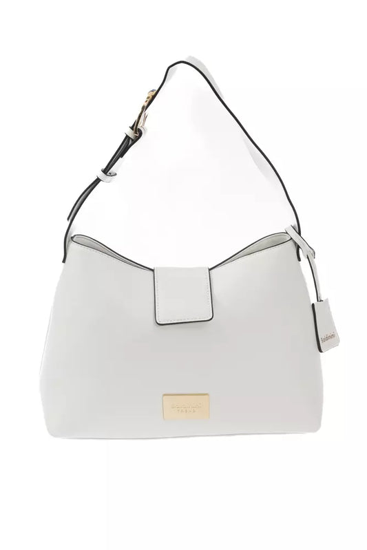 Baldinini Trend White Polyuretane Handbag
