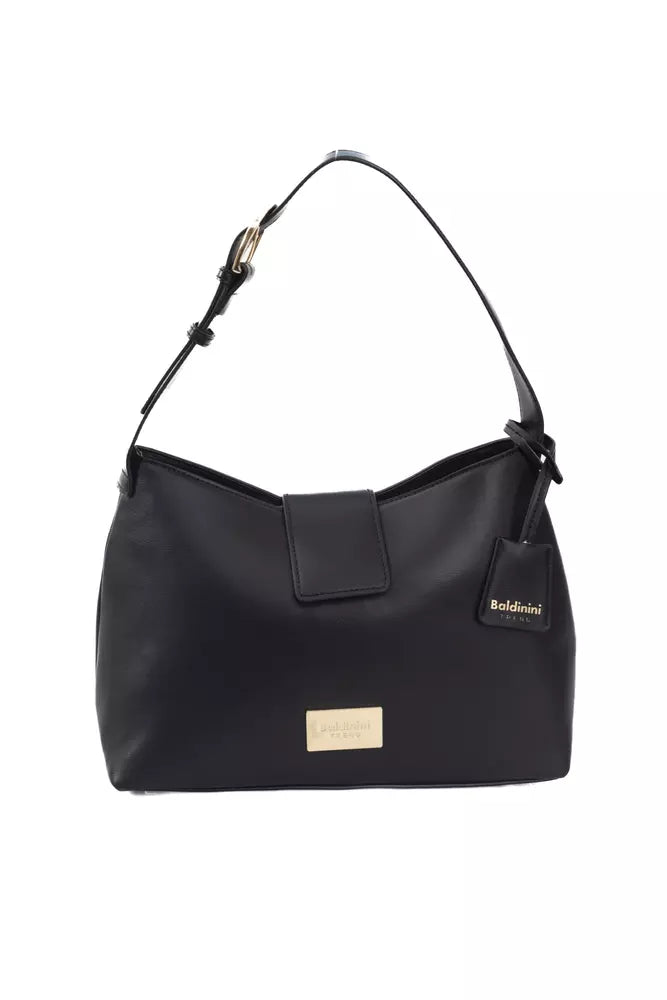 Baldinini Trend Black Polyuretane Handbag