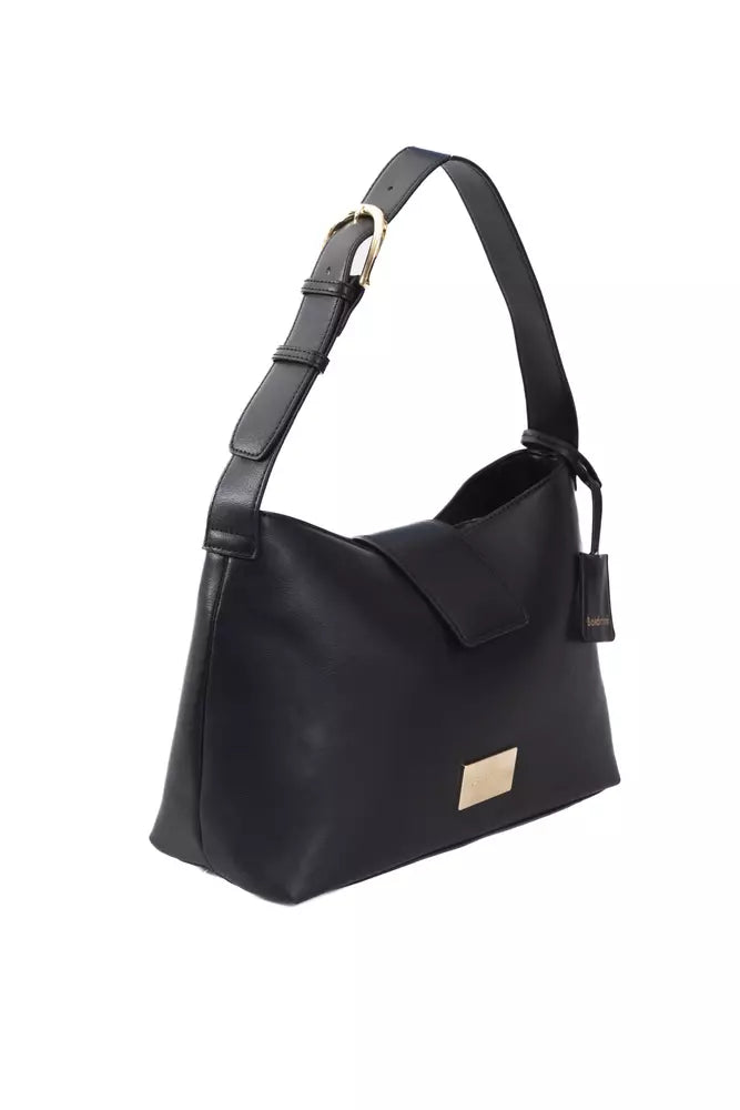 Baldinini Trend Black Polyuretane Handbag