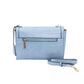 Baldinini Trend Light Blue Polyuretane Crossbody Bag