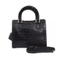 Baldinini Trend Black Polyuretane Crossbody Bag