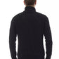 Alpha Studio Black Merino Wool Sweater